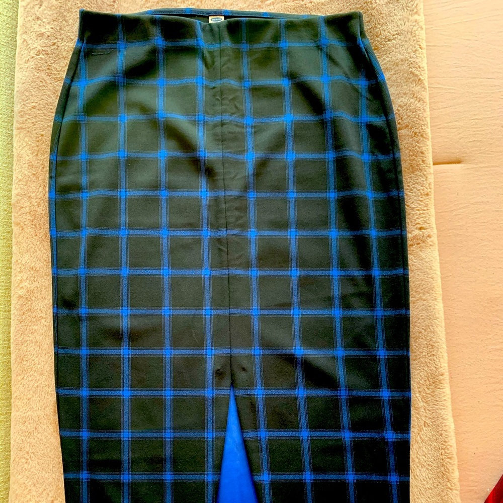 Old Navy Plain Front Slit Midi Skirt
